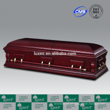 LUXES estilo americano caixão de madeira barato Nottingham_Casket fabricantes